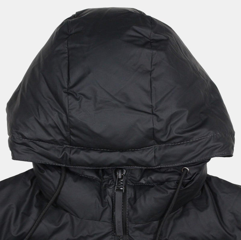 Rains Alta Long Puffer Jacket / Size XS / Long / Mens / Black / Polyester