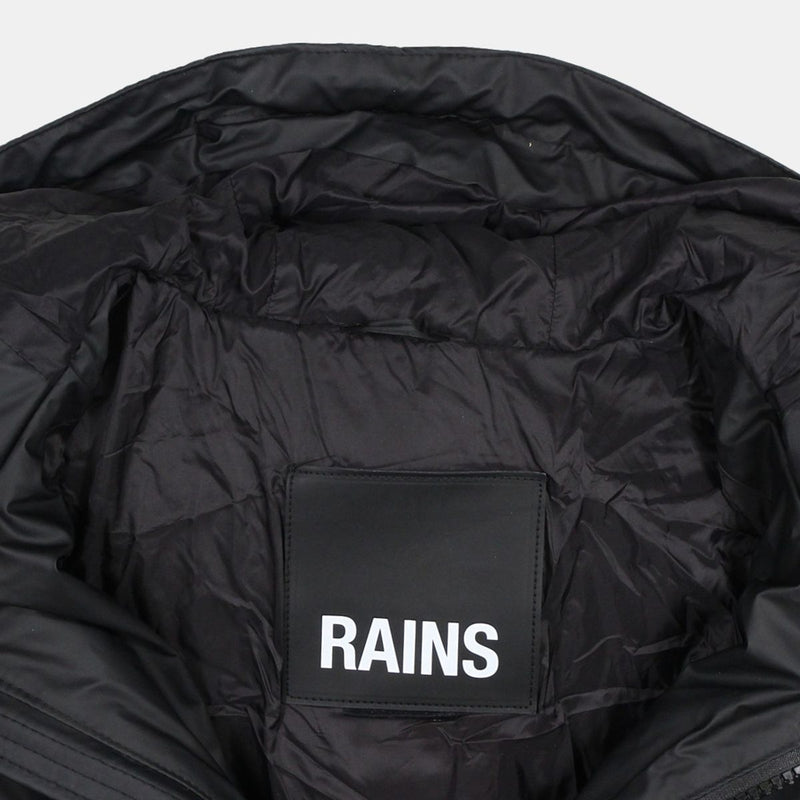 Rains Alta Long Puffer Jacket / Size XS / Long / Mens / Black / Polyester
