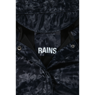 Rains Navy Longer Jacket Size Meduim
