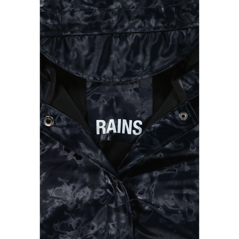 Rains Navy Longer Jacket Size Meduim