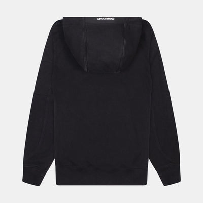 C.P. Company Black Lens Sleeve Hoodie Size Medium