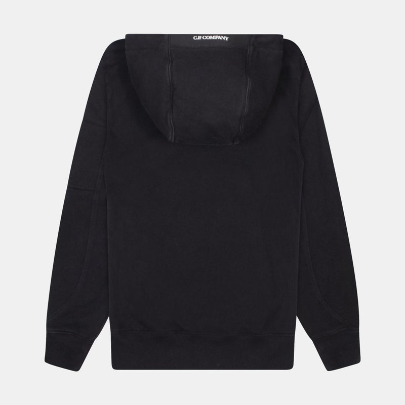 C.P. Company Black Lens Sleeve Hoodie Size Medium