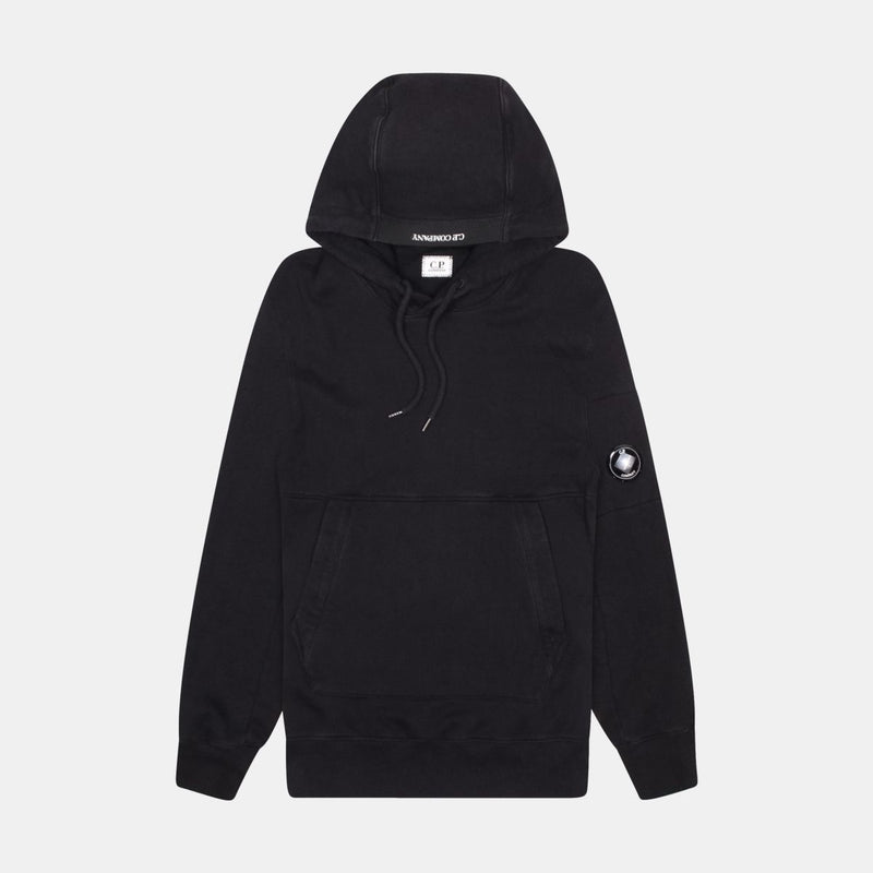 C.P. Company Black Lens Sleeve Hoodie Size Medium